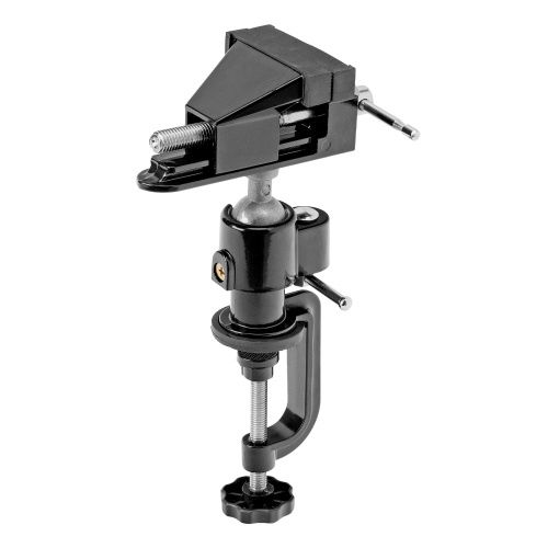 Тиски настольные, многофункциональные, сменная насадка, хомут для дрели, шарнирный механизм, 70 мм Matrix фото 4