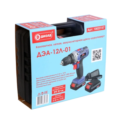 Дрель-шуруповерт ДИОЛД Дэа-12 л-01 10022157 фото 11 Дрель-шуруповерт ДИОЛД Дэа-12 л-01 10022157 фото 11