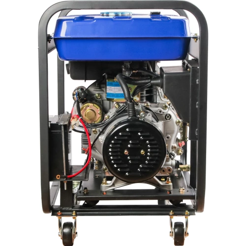 Генератор дизельный Спец SD-6700E4 1фаз,ном/макс=5,3/5,7кВт с электростар.,аккум.,колеса-4шт 3467 СПЕЦ-3467 фото 6