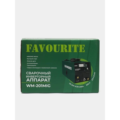 Сварочные инверторные аппарат FAVOURITE WM-201MIG 200А, 1кг 126300201 фото 7 Сварочные инверторные аппарат FAVOURITE WM-201MIG 200А, 1кг 126300201 фото 7