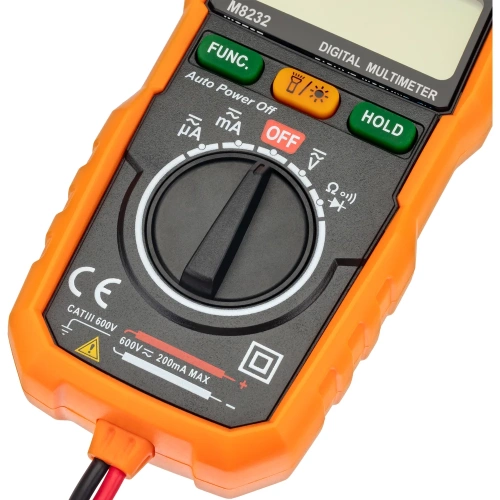 Цифровой мультиметр со светодиодным фонариком duwi M8232 PROFI 26045 5 фото 6