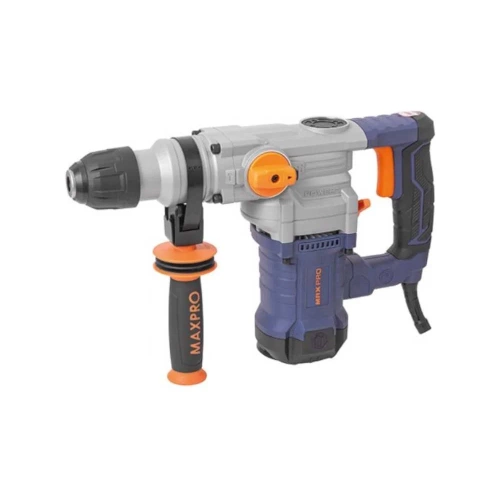 Перфоратор демонтажный MAX-PRO 1200 Вт, 880 об/мин, 4,5 Дж, 3 режима, Д/Б/М-40/28/13, 4,95 кг, SDS-PLUS, антивибрационная ручка, резиновые вставки, ре 85091