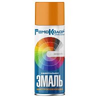 Эмаль универсальная акриловая Remocolor 69-9-108 оранжевая 520 мл
