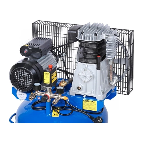 Компрессор вертикальный поршневой NORDBERG с ременной передачей 220 В, ресивер 150 л, 446 л/мин NCEV150/480 фото 4