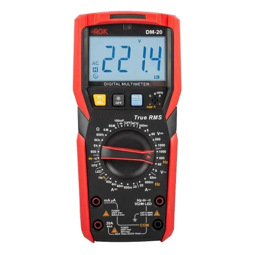 Цифровой мультиметр RGK dm-20 с поверкой 779647 Цифровой мультиметр RGK dm-20 с поверкой 779647
