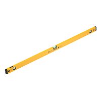 Уровень алюминиевый, магнит, фрезерованный, 3 глазка (1 зеркал.) 0,5 мм/м, 1200 мм Denzel