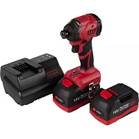 Аккумуляторный шуруповерт ударный MIGHTY SEVEN 18 В, 4 предмета, кейс DS-202A