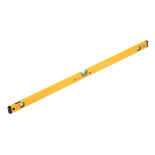 Уровень алюминиевый, магнит, фрезерованный, 3 глазка (1 зеркал.) 0,5 мм/м, 1200 мм Denzel