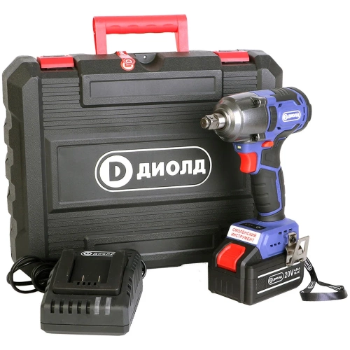 Ударный аккумуляторный гайковерт-шуруповерт ДИОЛД Гэа-20 ли-01, кейс 10300031 Ударный аккумуляторный гайковерт-шуруповерт ДИОЛД Гэа-20 ли-01, кейс 10300031