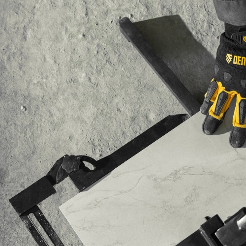 Плиткорез рельсовый 800х16мм, каретка на подш., стальная станина, усил. рукоятка-пенал Denzel фото 13