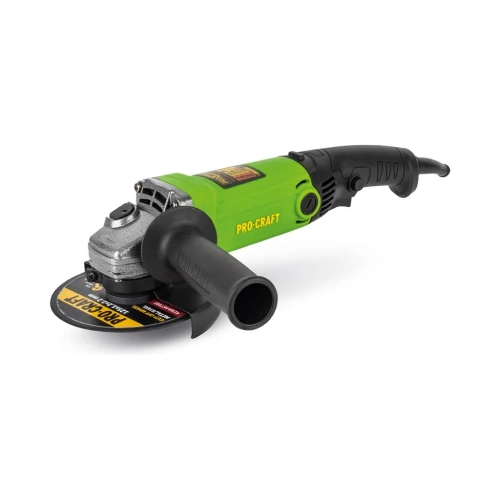 Углошлифовальная машина PROCRAFT 860Вт, 125мм, 11000 об/мин PW1200 Углошлифовальная машина PROCRAFT 860Вт, 125мм, 11000 об/мин PW1200