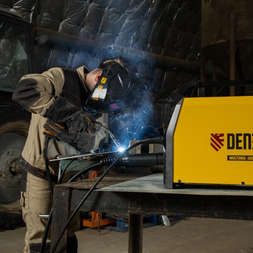 Аппарат инвертор. полуавтомат. сварки MultiMIG-200DP Synergy Double Pulse, 200 А, ПВ 80% Denzel фото 37