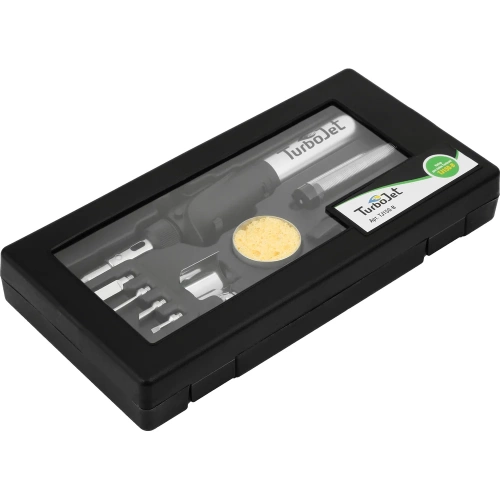 Газовый паяльник с пьезоподжигом в наборе Turbojet TJ150-B фото 6