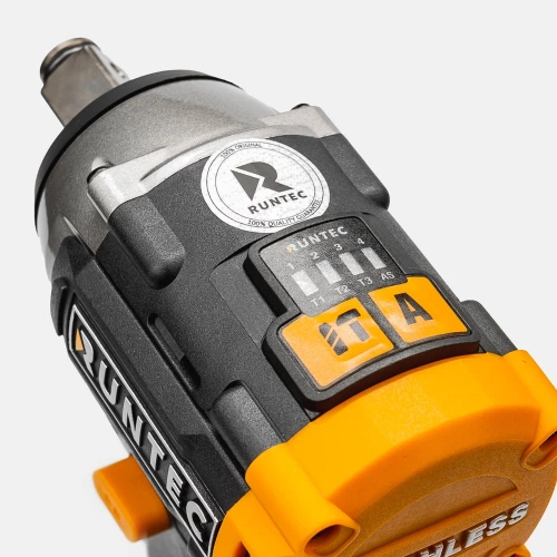 Гайковерт ударный RUNTEC PRO аккумуляторный 1/2, 16В, 2х2Ач, 180Нм RT-IW180 фото 5