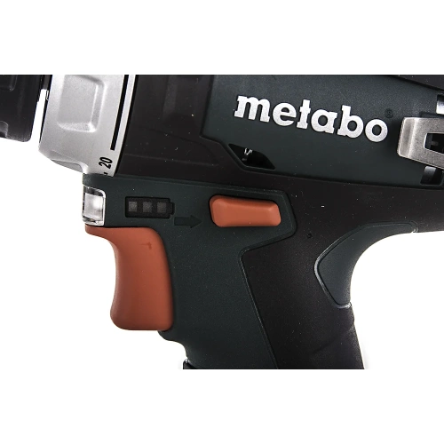 Аккумуляторная дрель Metabo PowerMaxx BS 12 В, 1х2.0, патрон, сумка 600079500 фото 5 Аккумуляторная дрель Metabo PowerMaxx BS 12 В, 1х2.0, патрон, сумка 600079500 фото 5