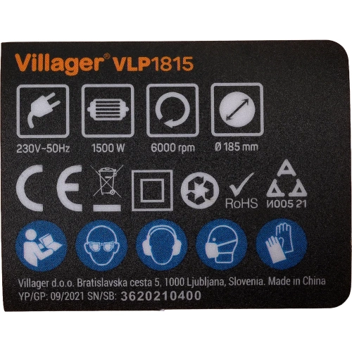 Электрическая циркулярная пила Villager VLP 1815 071546 фото 9