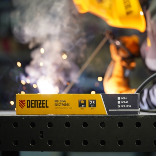 Электроды DER-13/55, диам 3 мм, 2,5 кг., основное покрытие Denzel фото 8 Электроды DER-13/55, диам 3 мм, 2,5 кг., основное покрытие Denzel фото 8