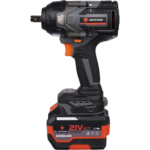 Бесщеточный ударный гайковерт Anycons AC-SD-850, 850Нм, 21В, 2 акб AC-SD8502 фото 3