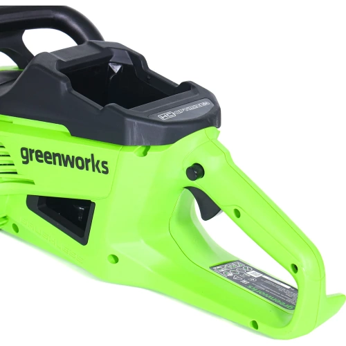 Цепная аккумуляторная пила GreenWorks GD40CS20X 40V, 40 см, 2000 Вт, бесщеточная, c 1хАКБ 4 Ач И ЗУ 2008807USB4 фото 8 Цепная аккумуляторная пила GreenWorks GD40CS20X 40V, 40 см, 2000 Вт, бесщеточная, c 1хАКБ 4 Ач И ЗУ 2008807USB4 фото 8