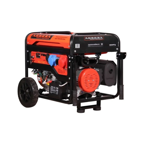 Генератор AURORA AGE 10500 DSX DUAL 380 В, 8.5 кВт, 220 В-8.5 кВт, электростартер, счетчик 35860