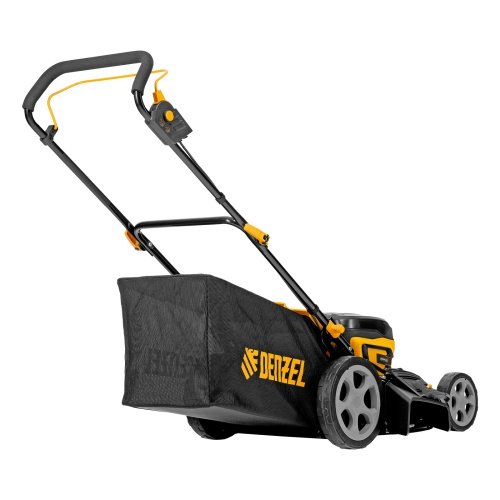 Газонокосилка аккумуляторная бесщет. DLM-460, 460 мм, травосб. 65 л., Li-Ion, 40 В Denzel фото 3