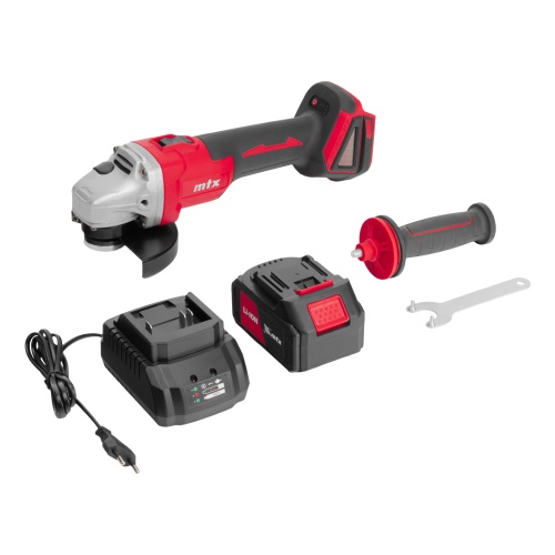 Машина шлифовальная угловая аккумуляторная бесщет. AGB-BL-20-125, Li-Ion, 20 В// MTX фото 26