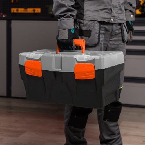 Ящик для инструмента 20", 500 х 260 х 260 мм, пластик Stels фото 22 Ящик для инструмента 20", 500 х 260 х 260 мм, пластик Stels фото 22