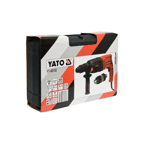 Перфоратор YATO SDS PLUS 850 Вт YT-82122 фото 6 Перфоратор YATO SDS PLUS 850 Вт YT-82122 фото 6