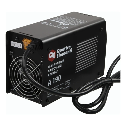 Инверторный аппарат электродной сварки QUATTRO ELEMENTI A 190 248-528 фото 7 Инверторный аппарат электродной сварки QUATTRO ELEMENTI A 190 248-528 фото 7