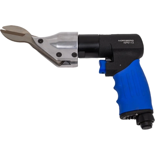 Пневмоножницы с пистолетной рукоятью NORDBERG 2200 ход/мин, сталь до 1.5 мм NP6113 Пневмоножницы с пистолетной рукоятью NORDBERG 2200 ход/мин, сталь до 1.5 мм NP6113