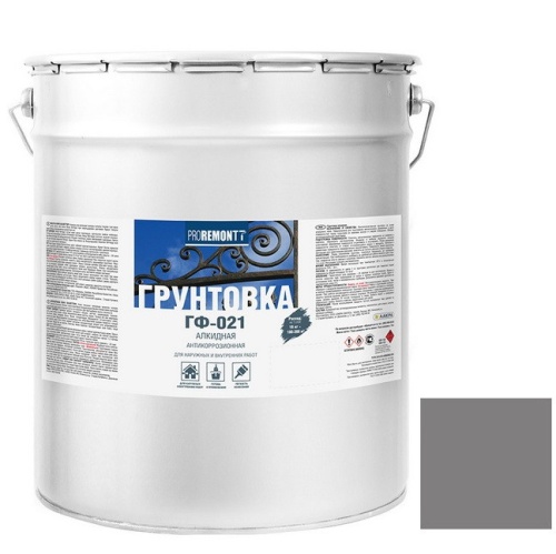 Грунтовка Лакра Proremontt ГФ-021 серая 18 кг