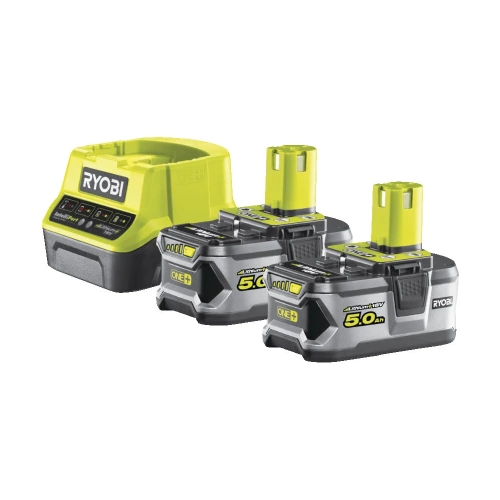 Набор Ryobi ONE+ RC18120-250 5133003364 аккумулятор (18 В; 5.0 А*ч; Li-Ion) 2 шт. и зарядное устройство RC18120 фото 4