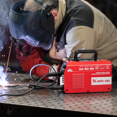 Аппарат инвертор. полуавтомат. cварки FCAW-130, 130 А, ПВ 60%// MTX фото 27