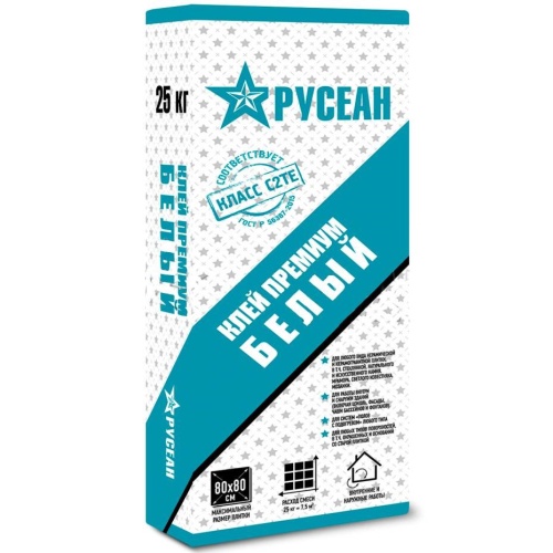 Клей для плитки Русеан Премиум 25 кг