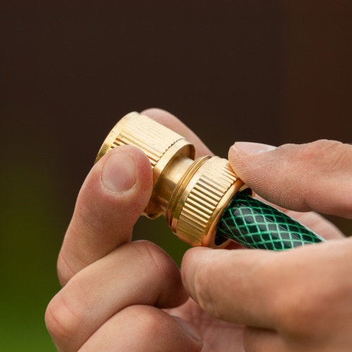 Соединитель латунный, быстросъемный для шланга 1/2 Palisad фото 7