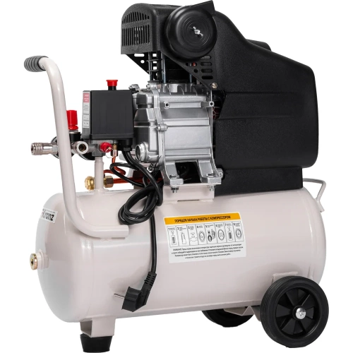 Компрессор воздушный Kranz KR-1500/24, 1500Вт, 230 л/мин, 24л KR-16-1151 фото 4 Компрессор воздушный Kranz KR-1500/24, 1500Вт, 230 л/мин, 24л KR-16-1151 фото 4