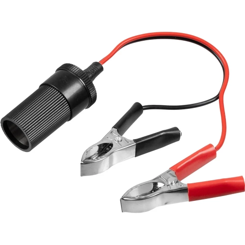 Компрессор металлический SKYWAY 60л/мин 2х поршневой с крокодилами СОЮЗ 10 АТМ, в кейсе S02001026 фото 8