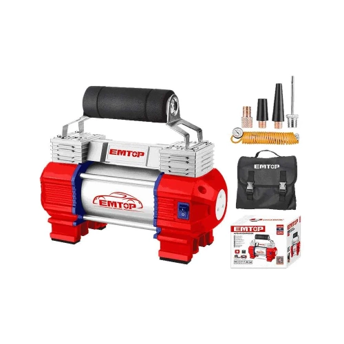 Компрессор автомобильный emtop Максимальное давление: 120 фунтов на квадратный дюйм, 8 бар EAAC4501 фото 3 Компрессор автомобильный emtop Максимальное давление: 120 фунтов на квадратный дюйм, 8 бар EAAC4501 фото 3