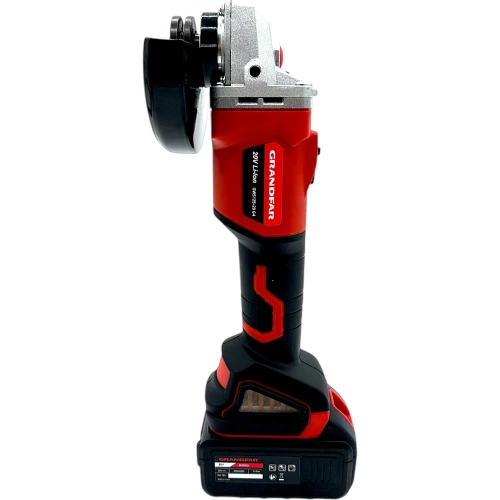 Аккумуляторная угловая шлифмашина GRANDFAR бесщеточная GWS125-20G4 фото 5