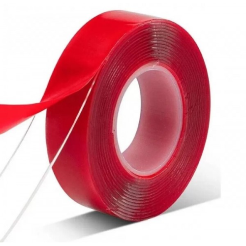 Монтажная лента 10ммх5м скотч пеноакриловая двусторонняя Монтажная лента 10ммх5м скотч пеноакриловая двусторонняя