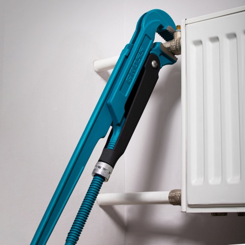 Ключ трубный рычажный 3, №4, цельнокованый, CrV, тип "L" Gross фото 8