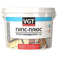 Грунт-концентрат акриловый VGT ВД-АК-0301 Гипс-плюс 10 кг