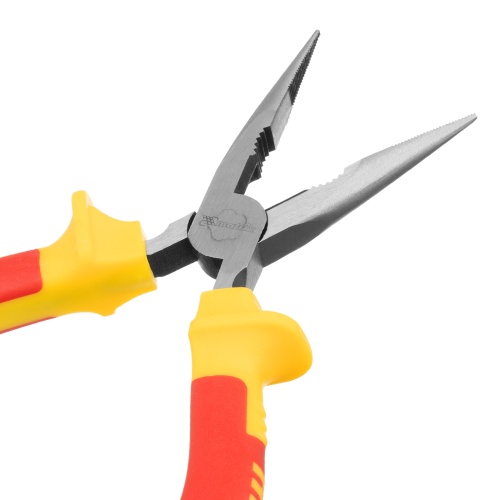 Длинногубцы прямые Insulated, 160 мм, двухкомпонентные рукоятки Matrix Professional фото 4 Длинногубцы прямые Insulated, 160 мм, двухкомпонентные рукоятки Matrix Professional фото 4