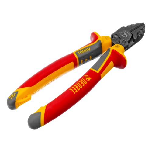 Бокорезы, диэлектрические рукоятки, до 1000 В, трехкомпонентные рукоятки, 180 мм Denzel фото 2