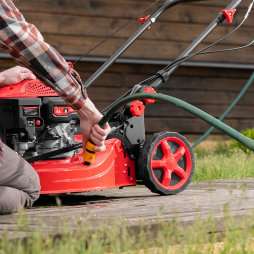 Газонокосилка бензиновая GL46SP-K, 145 см3, 46 см, привод, 50 л MTX фото 31