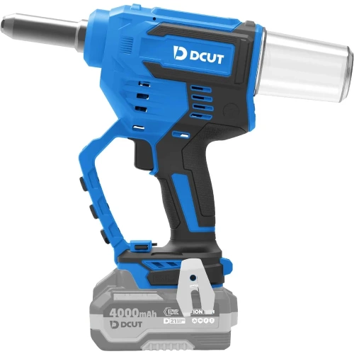 Заклёпочник аккумуляторный DCUT DCZ02821, усилие 20000Н, ход 28мм, заклёпка 4,0-6,4мм, коробка, б\акк и з\у, сервис 1года DCZ02821-SP1 Заклёпочник аккумуляторный DCUT DCZ02821, усилие 20000Н, ход 28мм, заклёпка 4,0-6,4мм, коробка, б\акк и з\у, сервис 1года DCZ02821-SP1