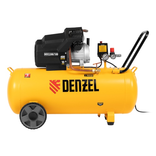 Компрессор воздушный DKV2200/100, Х-PRO 2.2 кВт, 400 л/мин, 100л Denzel фото 6 Компрессор воздушный DKV2200/100, Х-PRO 2.2 кВт, 400 л/мин, 100л Denzel фото 6