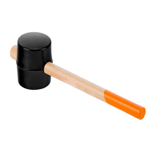 Киянка резиновая, 910 г, черная резина, деревянная рукоятка Sparta фото 2 Киянка резиновая, 910 г, черная резина, деревянная рукоятка Sparta фото 2
