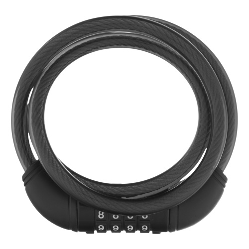 Замок тросовый универсальный с кодовым механизмом, 10 х 950 мм Matrix фото 2