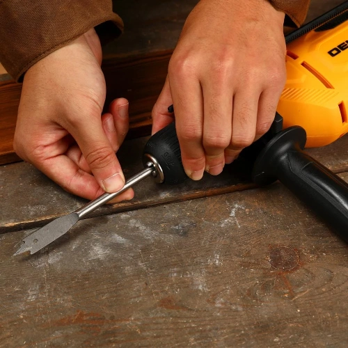 Дрель ударная сетевая DEKO DK600ID с быстрозажимным патроном, 600 Вт 083-1090 фото 6